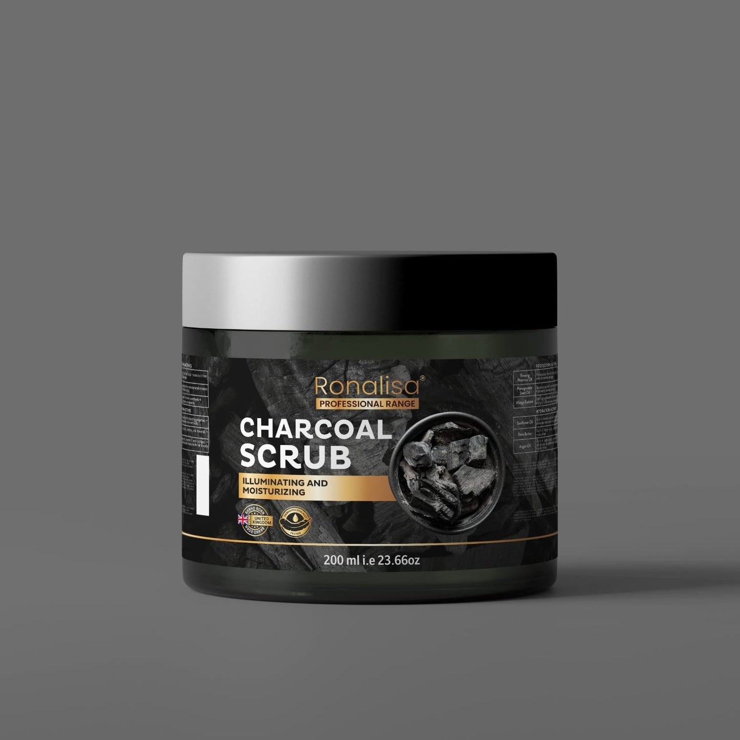 Charcoal Scrub - Illuminating And Moisturizing