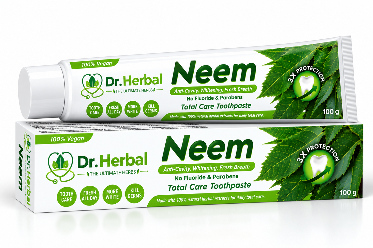 Dr. Herbal Total Care Toothpaste – Neem 100g