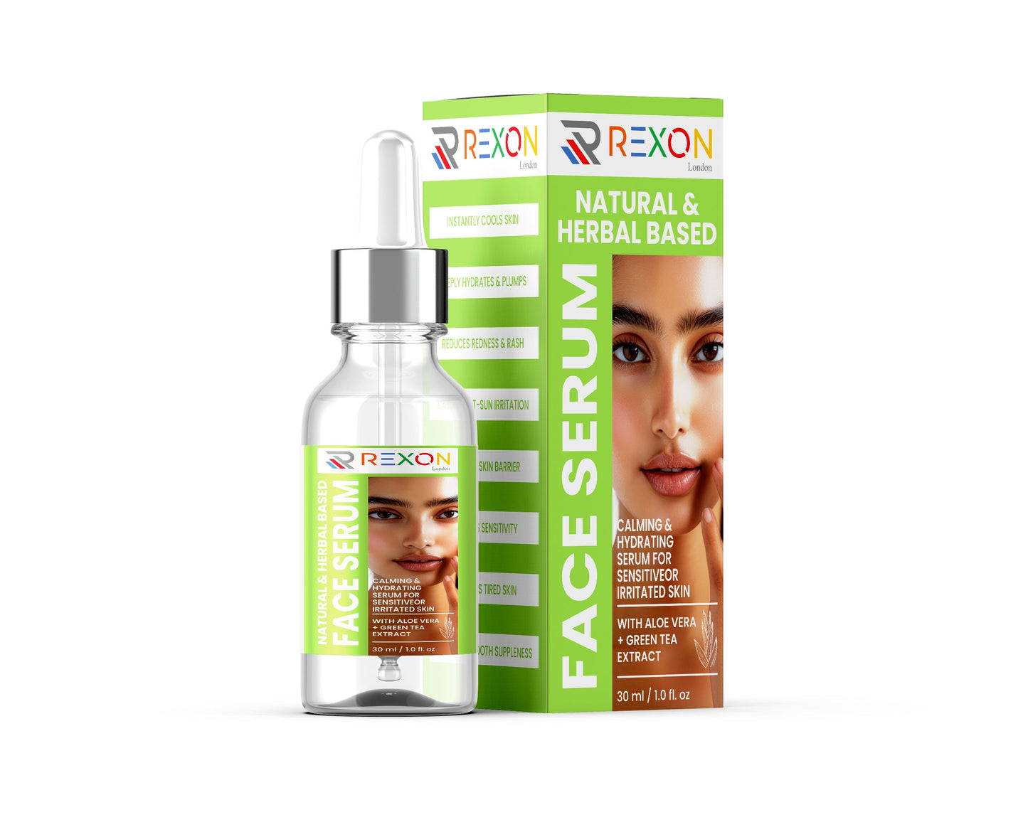 Aloe Vera & Green Tea Calming Face Serum