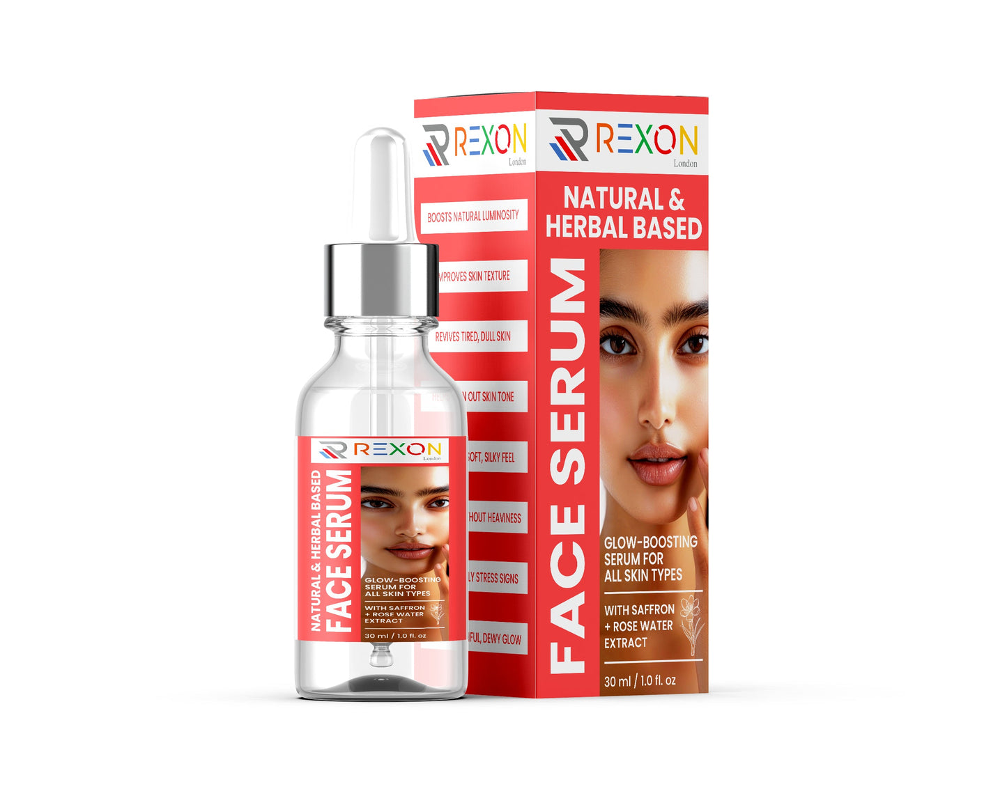 Saffron & Rose Water Glow Face Serum