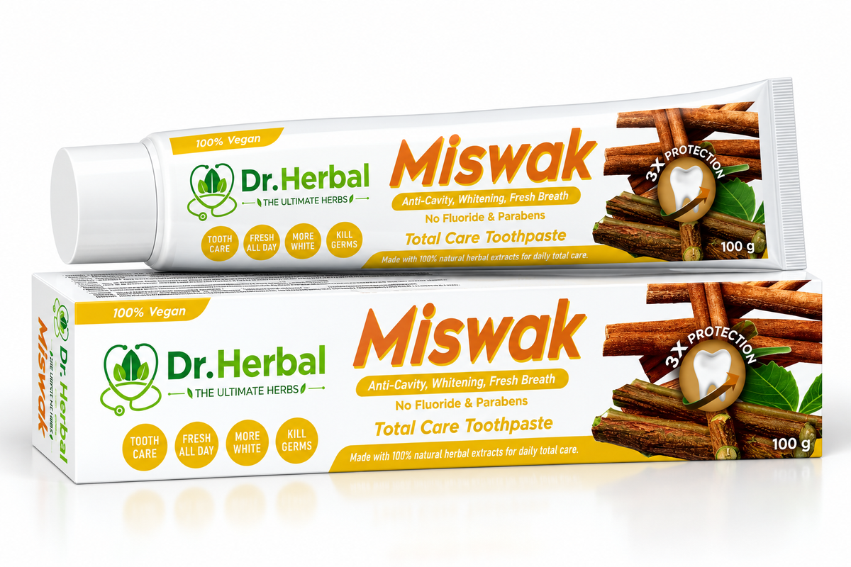 Dr. Herbal Complete Care Toothpaste – Miswak | 100g