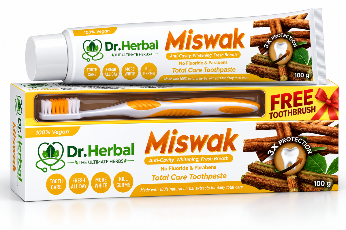 Dr. Herbal Complete Care Toothpaste – Miswak | 100g