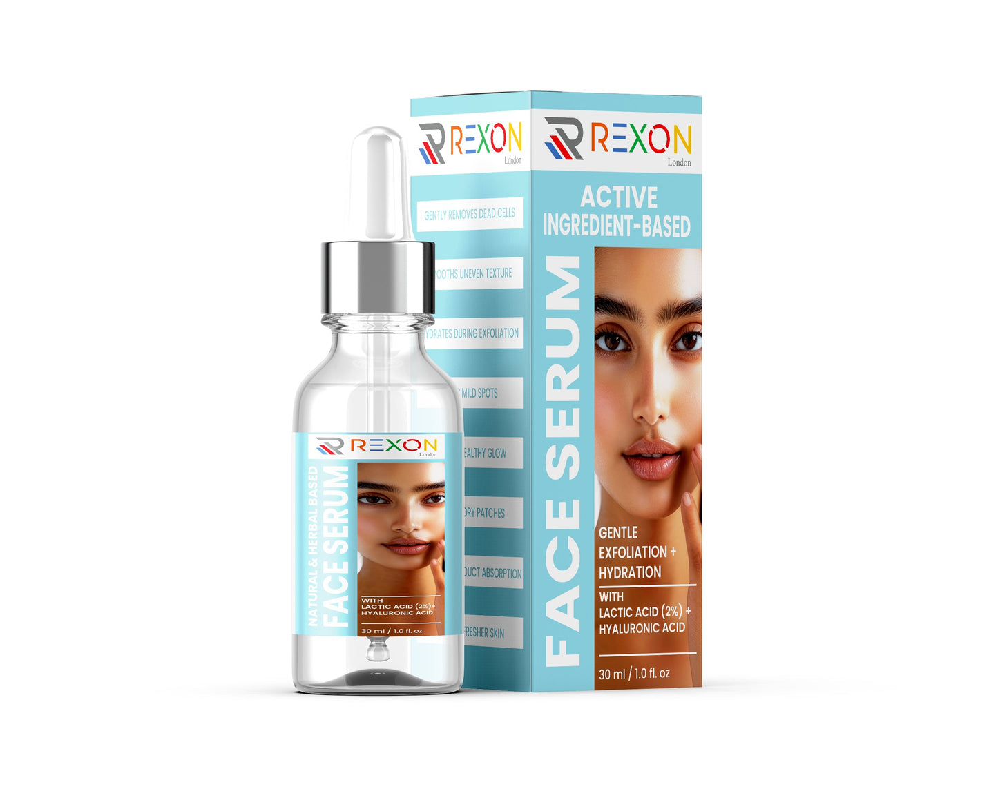 Lactic Acid + Hyaluronic Acid Face Serum