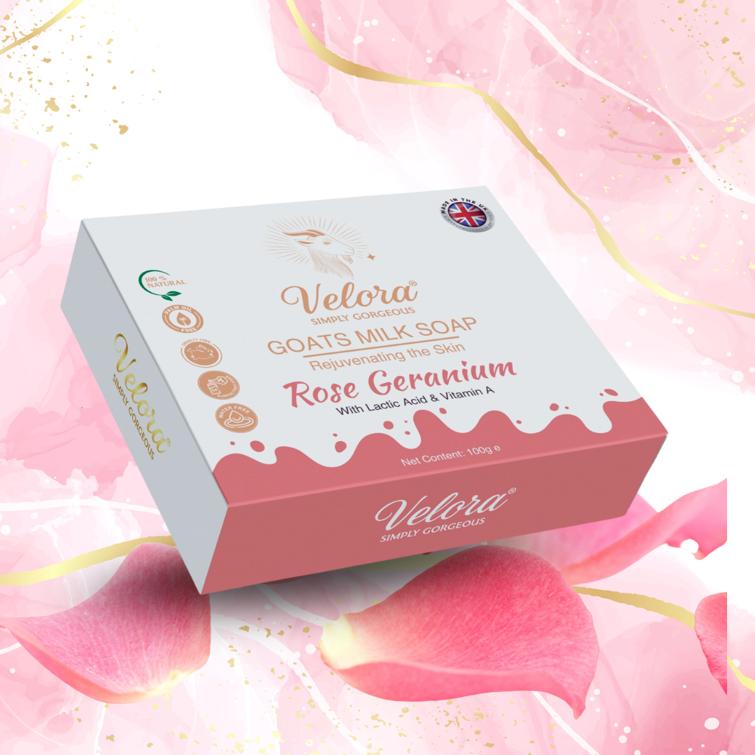 Goat’s Milk Soap (Rose Geranium) – 100g
